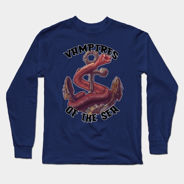 Vampires of the Sea Long Sleeve T-Shirt by CoffeeBlack